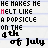 repeated text phrases on lined paper background with color variations in 'HELT LIKE' and 'POPSICLE'