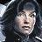 A pixelated character with long dark hair appears in multiple poses across a , wearing a hooded outfit and holding an object