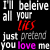 Pixelated text displays 'I'll believe all your LIES just pretend you love me' with color variations across two side-by-side