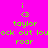 A static image with a bright pink background displays green text and symbols arranged in three vertical