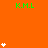 Green 'K.M.L' text repeated on orange background with white star-like symbols in vertical and horizontal arrangements.