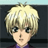 Pixelated anime-style character with blonde hair and purple clothing on left, black background with white text "Anime IM" and "COM" on right in a 2x1 contact sheet layout.