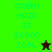 Green text on green and dark brown backgrounds reads "GREEN HAIR IS 50000 COOL" with a star symbol changing from black to bright green.