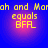 Four identical pixelated display yellow text on a blue-to-pink gradient background with no visible animation changes