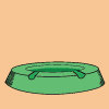 Green circular base with white and brown objects on top, text reading 'Best friends are together... Always!' and 'Happy Birthday' appears sequentially.