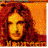 A pixelated image of a person with long red hair against an orange background, paired with text reading 'kiss pookie?' on a yellow
