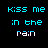 A 5x5 contact sheet of animated frames displaying repeated text lyrics in cyan and purple pixelated font on a black background, with visible frame-to-frame changes in color transitions.