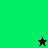 Pixelated green and black buddy icon with text 'thats what he said' and two star symbols, one black, one green.