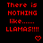 Red pixelated text on black background reads "There is NOTHING like...... LLAMAS!!!!" with two red heart symbols below.