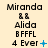 Animated sequence showing a static text-based icon with changing symbols next to '4 Ever' text, transitioning from plus sign to star to X to dot to colon to blue dots.