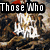 A pixelated image with text overlays and repeated visual elements showing a figure in motion against a textured background.
