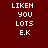 Red background with white pixelated text and horizontal bars shifting across four positions.
