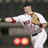 Pixelated image of a baseball player in white uniform with red accents, holding a glove and bat, next to blue background text reading "Pedroia the Destroyah".