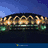 Animated sequence showing a stadium at night, transitioning to fireworks and then two football players in action on the field.