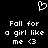 Pixelated white text and symbols on black background with heart symbol above text repeating twice.