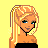 Pixel art buddy icon featuring a blonde woman in sportswear with "@sporty babe" text on yellow background