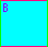 Animated sequence of a name 'Brienne' with evolving text and heart symbols on cyan background, transitioning from single letters to dotted names with animated hearts.