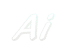 A sequence of eight 'Ai' letterforms arranged in three on a gray background, each with distinct visual effects and color variations