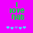 Green text 'I love nub' on bright pink background with blue and purple pixelated stars below, two variations of star arrangement visible.