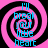 Four identical display a pink and black spiral background with cyan text reading "I'll break your little heart" in pixelated font