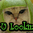 Pixelated image of a cat's face with green text reading 'U Looli' below, set against a blurred background.