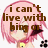 Pixelated anime-style character with pink hair and yellow necklace, displaying text changes across four