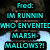 Six distinct text with pixelated fonts on colored backgrounds, each displaying a character's dialogue in a