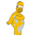 Pixelated yellow cartoon character with brown hair and beard, wearing white shirt and blue pants in a standing pose.