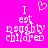 Pixelated white text on bright pink background with heart symbol above left text block; two identical text arrangements side-by-side.
