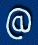 @ symbol and spiral shapes on blue background; @ changes from open to closed form while spirals shift position.