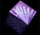 A rotating 3D cube displays 'CALIGARI' text on one face, with visible side faces showing radiating patterns and color gradients.
