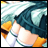 Pixelated anime-style buddy icon featuring a character's lower body with teal skirt and white socks, alongside text reading "Anime IM" and "COM" on black background.