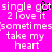 Pixelated text on bright pink background with white and black elements, featuring repeated phrases and a small black-and-white graphic.