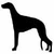 Animated sequence of a dog silhouette transitioning through three distinct poses against white and gray backgrounds.