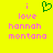 Yellow background with pink text reading 'i love hannah montana' and a green pixelated heart symbol above the word 'love'.