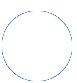 circular icons with white backgrounds and blue outlines, displaying text like 'connected', 'passionate', 'courageous', 'inspired' in varying shades of gray and black