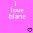 Pixelated text on a pink background with a black heart symbol below.