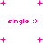 Pixelated pink text and plus symbols on white background with animated dot transitions.
