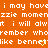 Orange background with white pixelated text reading 'i may have i may have zzie momenzzie momen t i will alwt i will alw rember whorember who like bennetlike benne' and two yellow heart symbols.