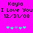 Pixelated text and symbols on a bright pink background with two identical side-by-side sections.
