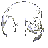 Animated sequence of a white globe rotating against a gray background, showing multiple continents in different frames.