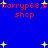 Blue background with red text reading 'harrype63.s shop' repeated twice, surrounded by yellow star shapes.