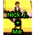 Animated icon shows a person in a brown vest and white shirt against a yellow background, with text changing from "Nick J. + Me" to "4ever".