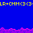 Blue background with yellow text repeating 'LR+CMN<3<3' and pink jagged borders at top and bottom.