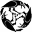 Black-and-white globe icon with yellow text overlays showing different regions, each with distinct text labels.