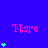Blue background with pink 'More' text and light blue star icons in a pattern, some stars animated to change from one to three