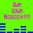 Green background with pink text reading 'live love Moscow!!!!!' and blue horizontal bars in two , animated to shift positions
