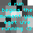 A static pixel art image with cyan text on a grayscale checkerboard background, displaying repeated phrases and symbols.