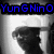 A black-and-white animated icon shows a person's face with changing text overlays: 'Yun6Nin0', '8TR3', and 'TDT' appear sequentially above the face.