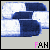 Four pixelated capsule-shaped icons in blue, green, yellow-green, and purple arranged in a with 'FAN' text below each